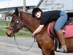 Our first ride-- already a match!