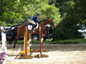 JEF Anna Rose at the King Oak Fall Horse Trials, 2012 (photo credit to DC Designs)